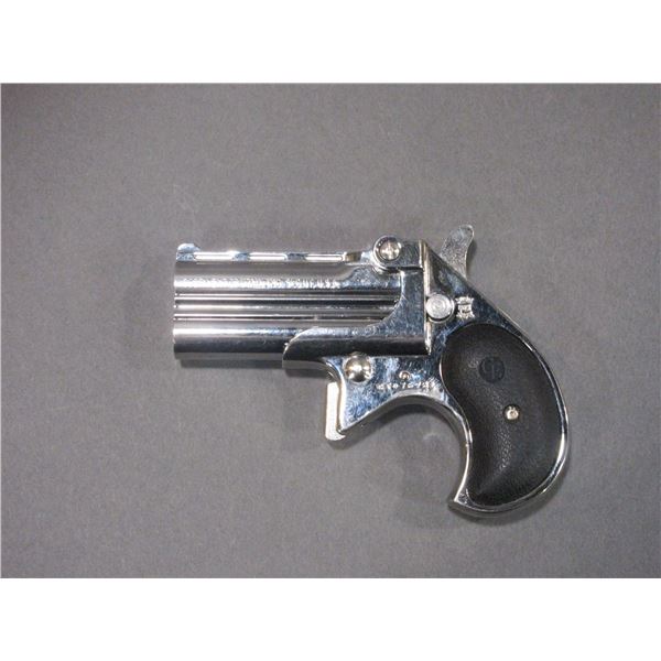 Cobra Model CB 38 Double Barreled Nickel Derringer- .38 Spec.- 2.75" Barrel- Nickel- Great Condition
