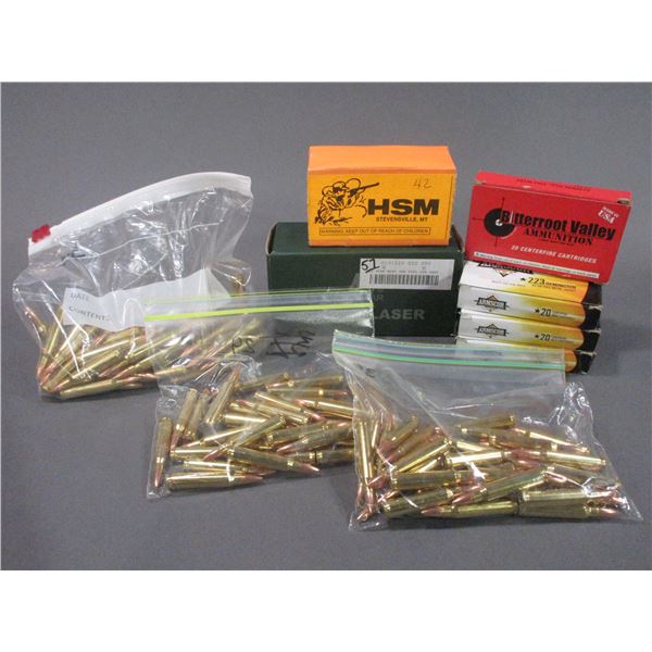 Approximately 286 Rounds Of Mixed .223 Ammo