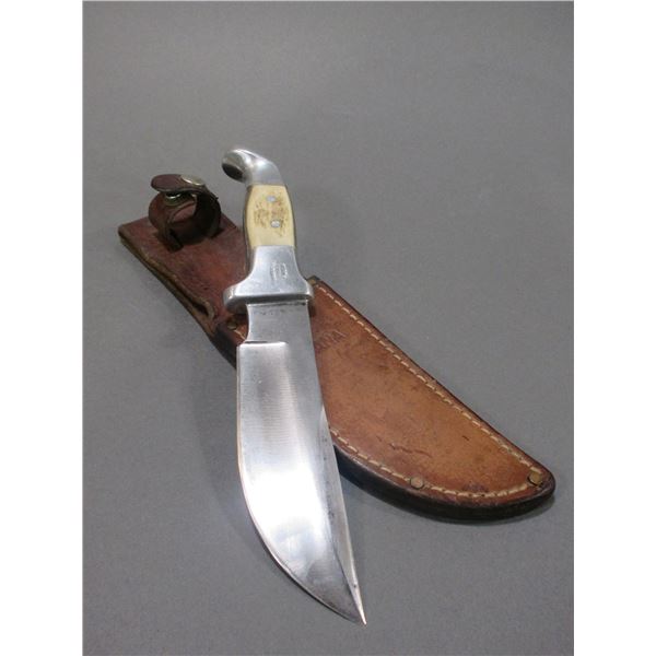 Marked Ruana Bonner Montana Knife- Original Sheath- 6" Blade- 4.75" Handle