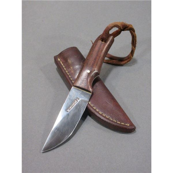 Marked Randall Made Orlando FL Knife- 3" Blade- 3" Handle- Unused Condition- Original Sheath