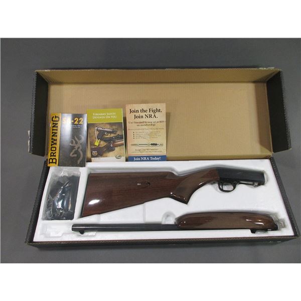 Browning Model SA 22 Semi-Automatic Carbine- .22 LR- 19.5" Barrel- Engraved- Checkered- Manual- NIB-