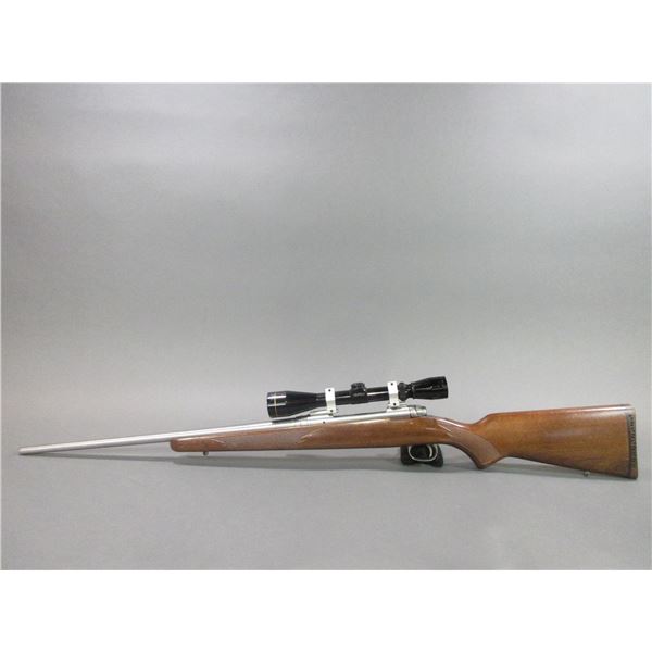 Savage Model 116 Bolt Action Stainless Rifle .270- 22" Barrel- Checkered- Leupold 3X9 Scope- Great C