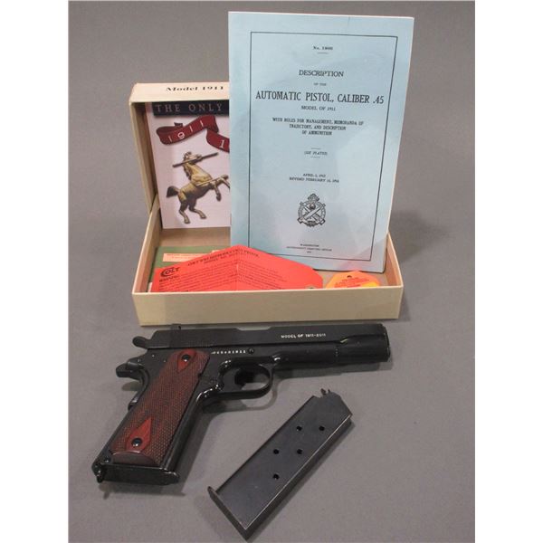 Colt Model 1911 100th Anniversary Semi-Automatic Pistol- .45 Auto- 5" Barrel- Manuals- Unfired- NIB-