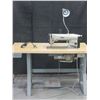 Image 1 : Pfaff Industrial Sewing Machine Table- Light- Works