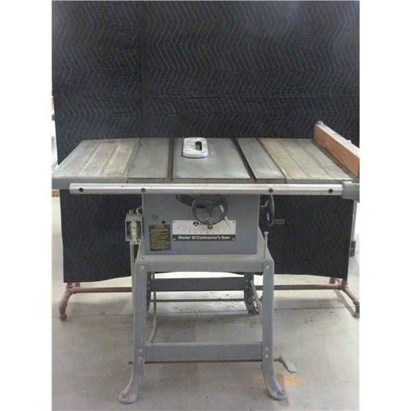 Rockwell Model 10 Contractors Table- 10"- Good Condition- Works