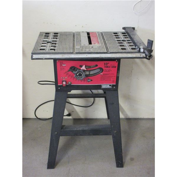 Master Mechanic 10" Table Saw- Good Condition- Works