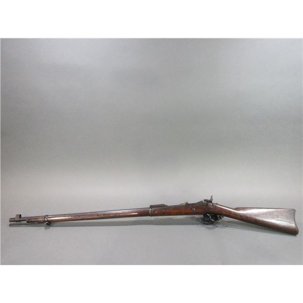 US Springfield Model 1878 Single Shot Rifle- .45-70 32.5" Barrel- Eagle Mark- Elevator Sights- Fair 