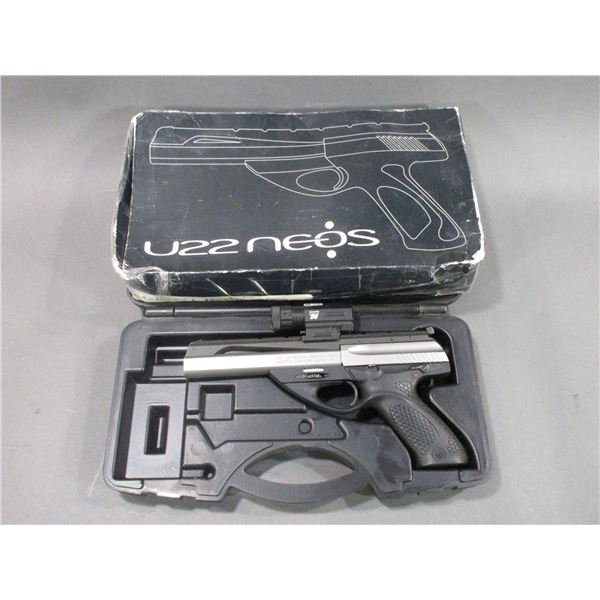 Beretta Model U22 Semi-Automatic Pistol- .22 LR- 6" Barrel- Laser Sights- Hard Case- Box- Excellent 