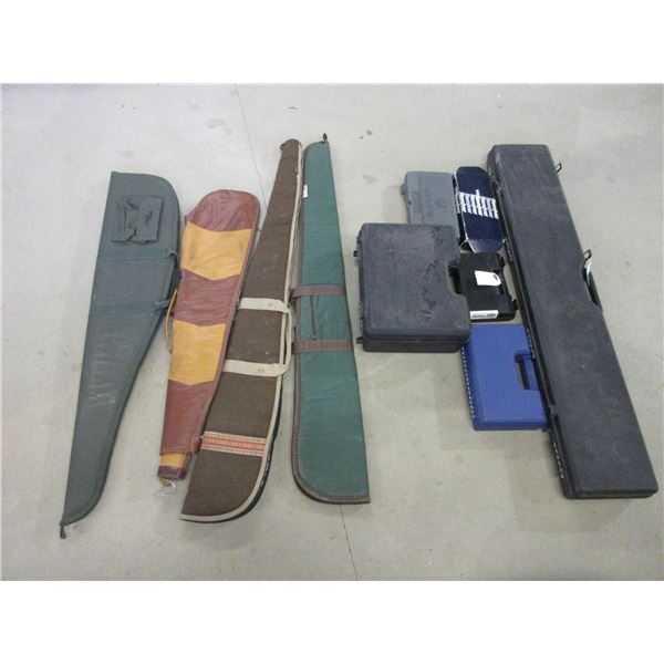 1 Long Gun Hard Case- 4 Pistol Hard Cases- 4 Long Gun Soft Cases