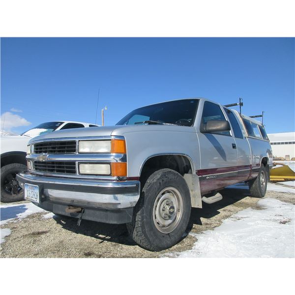 1995 Chevy 2500 4X4 Pickup- Automatic- Runs And Drives Good- Fair Rubber- Seems Mechanically Sound- 