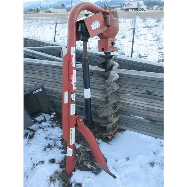 Rhino 3 Point Post Hole Auger- Good Condition
