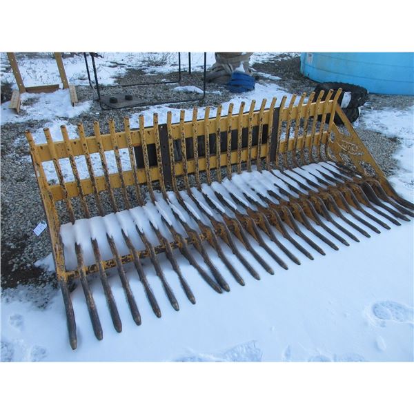 8' Rock Scoop For A Tractor Or Skid Steer