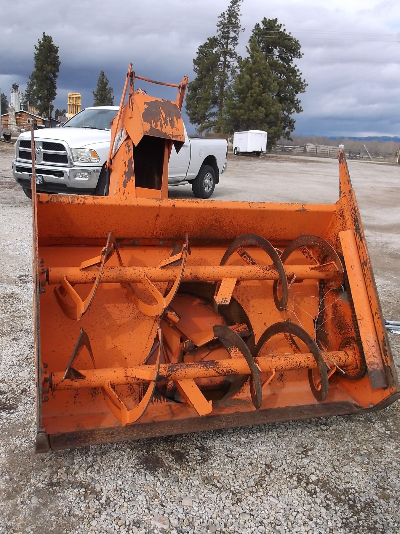 Holder Snow Blower Model 4160SB 3 Point Or Skid Steer Fair Condition