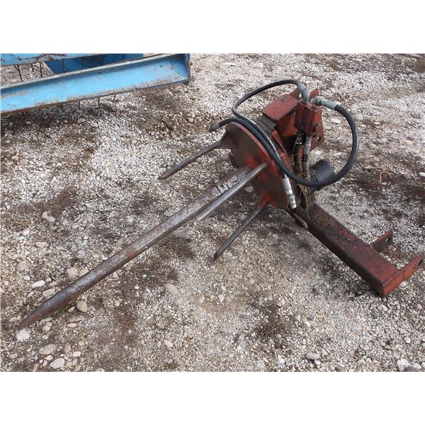 3 Point Hydraulic Round Bale Spear