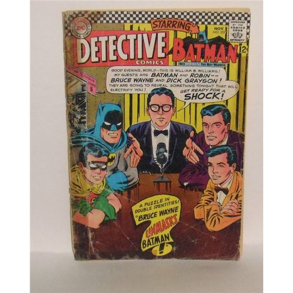 DC Comics very old 12cents Detective for your fun #379 1968-bande dessinée vieille pour tes plaisirs
