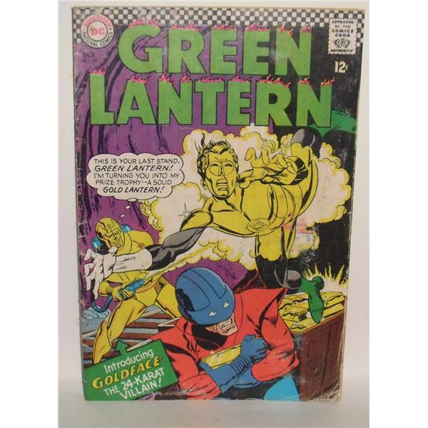 Very old Green Lantern 12 cents for you October 1966 - bande dessinée vieille pour vos plaisirs