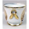 Image 3 : A HAND-PAINTED PORCELAIN DOUBLE-HANDLED CACHE POT