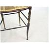 Image 5 : A PAIR OF VICTORIAN BRASS PARLOR CHAIRS
