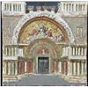 Image 2 : A PAINTED COMPOSITION INTERIOR CHURCH SCENE