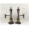 Image 1 : A PAIR OF NEOCLASSICAL-STYLE ORMOLU-MOUNTED FLUID LAMPS