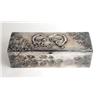 Image 2 : A CHINESE SILVER AND CIDRELLA-LINED RECTANGULAR HINGED LIDDED BOX