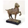 Image 1 : A TANG-STYLE METAL FIGURE OF A PRANCING HORSE