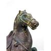 Image 2 : A TANG-STYLE METAL FIGURE OF A PRANCING HORSE