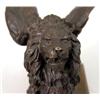 Image 4 : A WHITE METAL SCULPTURE OF A GRYPHON