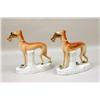 Image 5 : A PAIR OF STAFFORDSHIRE PORCELAIN WHIPPETS