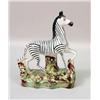 Image 3 : A PAIR OF STAFFORDSHIRE PORCELAIN ZEBRAS