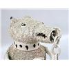 Image 2 : A STAFFORDSHIRE SALT-GLAZED STONEWARE BEAR-FORM COVERED JAR