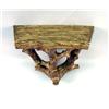 Image 2 : A GILT-DECORATED COMPOSITE TWIG-FORM HANGING WALL BRACKET