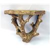 Image 3 : A GILT-DECORATED COMPOSITE TWIG-FORM HANGING WALL BRACKET