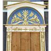 Image 2 : A NEOCLASSICAL-STYLE IVORY-PAINTED AND PARCEL-GILT PIER TABLE AND MIRROR FRAME