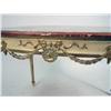 Image 3 : A NEOCLASSICAL-STYLE GESSOED, PAINT-DECORATED AND PARCEL-GILT MARBLE-TOP CENTER TABLE