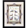 Image 1 : A FRAMED POLYCHROME WATERCOLOR OF POLO PLAYERS
