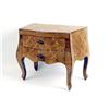 Image 1 : A LOUIS XV-STYLE MARQUETRY INLAID KINGWOOD TWO-DRAWER MINIATURE COMMODE