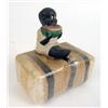 Image 2 : SIX VINTAGE PAINTED BISQUE FIGURINES DEPICTING AFRICAN-AMERICANS