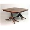 Image 1 : A REGENCY-STYLE MAHOGANY TWO-PEDESTAL DINING TABLE