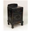 Image 2 : A PAIR OF BLACK LACQUER CABINETS
