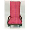 Image 3 : A VICTORIAN MAHOGANY ROCKING CHAIR