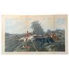 Image 2 : A PAIR OF "HENNING`S FOX-HUNTING SCENES" LITHOGRAPHS, ENGLISH, 19TH CENTURY