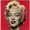 Image 1 : POP MARILYN II, A LIMITED EDITION OIL AND SCREENPRINT ON CANVAS BY STEVE KAUFMAN
