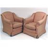 Image 1 : A PAIR OF CONTEMPORARY "BEVERLY" UPHOLSTERED CLUB CHAIRS