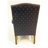 Image 4 : A PAIR OF CHIPPENDALE-STYLE WING CHAIRS