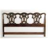 Image 1 : A HENREDON CARVED MAHOGANY HEADBOARD