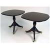 Image 1 : A PAIR OF REGENCY-STYLE MAHOGANY SIDE TABLES