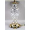 Image 3 : A PAIR OF WATERFORD CRYSTAL BRASS-MOUNTED TABLE LAMPS