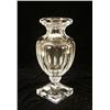 Image 2 : A PAIR OF FABERGE COLORLESS GLASS FOOTED URNS