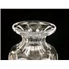 Image 3 : A PAIR OF FABERGE COLORLESS GLASS FOOTED URNS